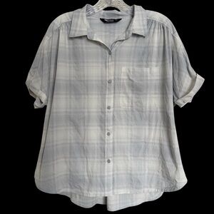Outdoor Research Womens Astroman Short Sleeve Sun Shirt Sz M Cabin Core Gorpcore